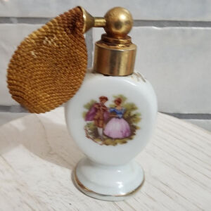 Limoges Procelain perfume atomizer. VINTAGE